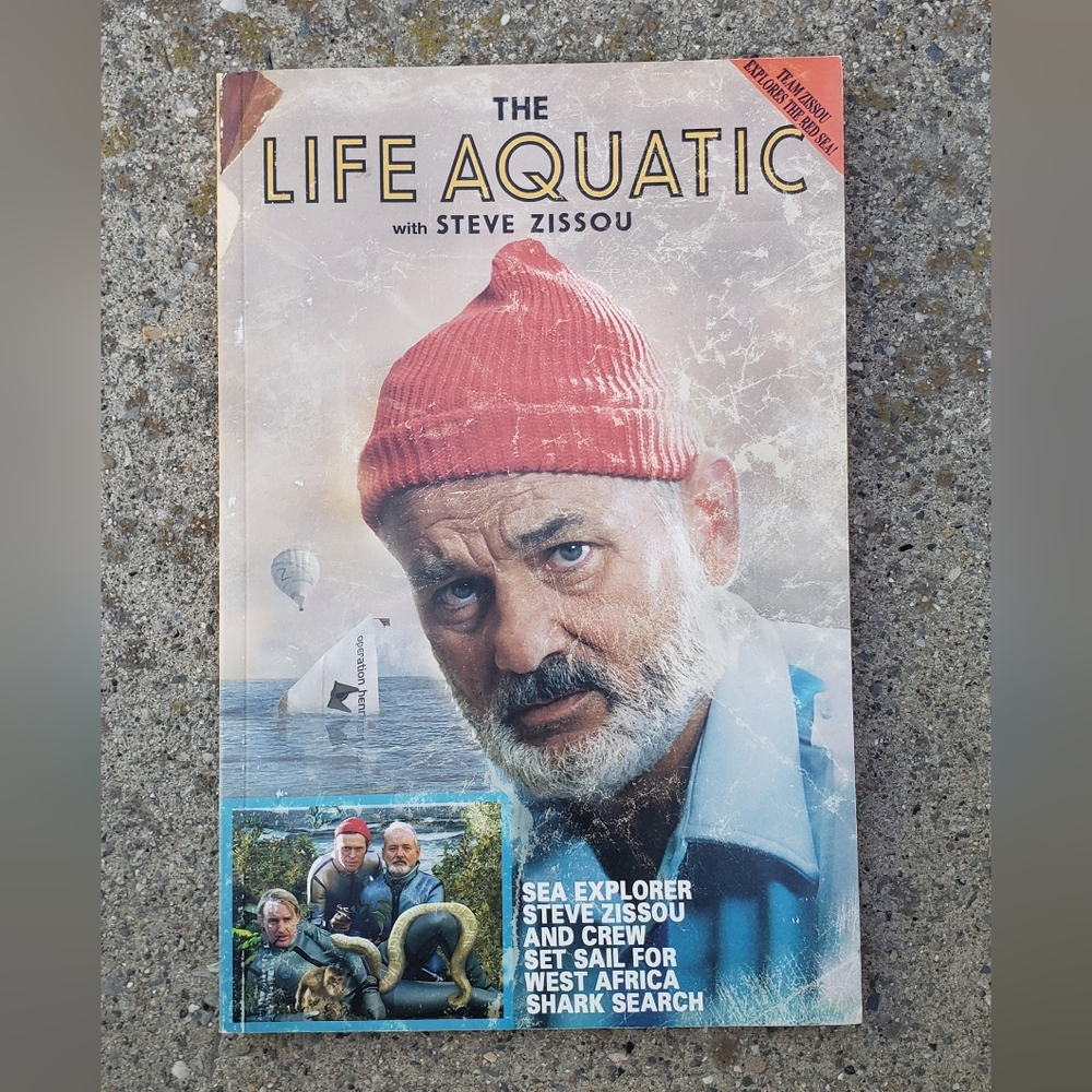 The Life Aquatic with Steve Zissou Rare Screenplay Book